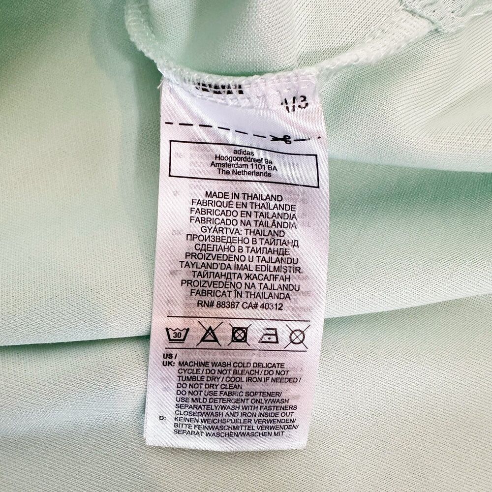 Adidas Game and Go Womens Mint Green Layered Sleeveless Athletic Dress Sz M - Picture 10 of 14